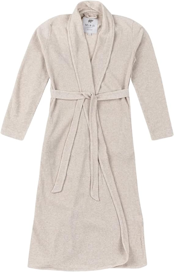 Monica + Andy Organic Cotton Printed Lounge Robe Women or Maternity, Best Maternity Robes 