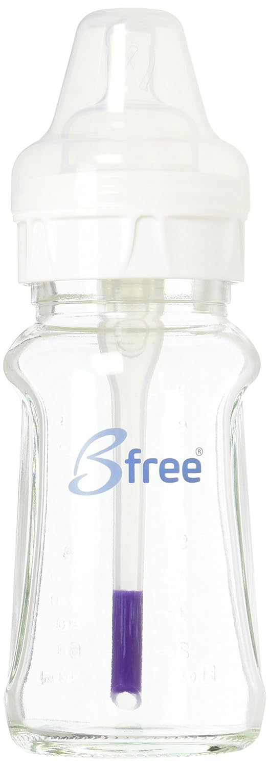Bfree Borosilicate Super Glass BPA-Free Anti-Colic Baby Bottle, best glass baby bottles