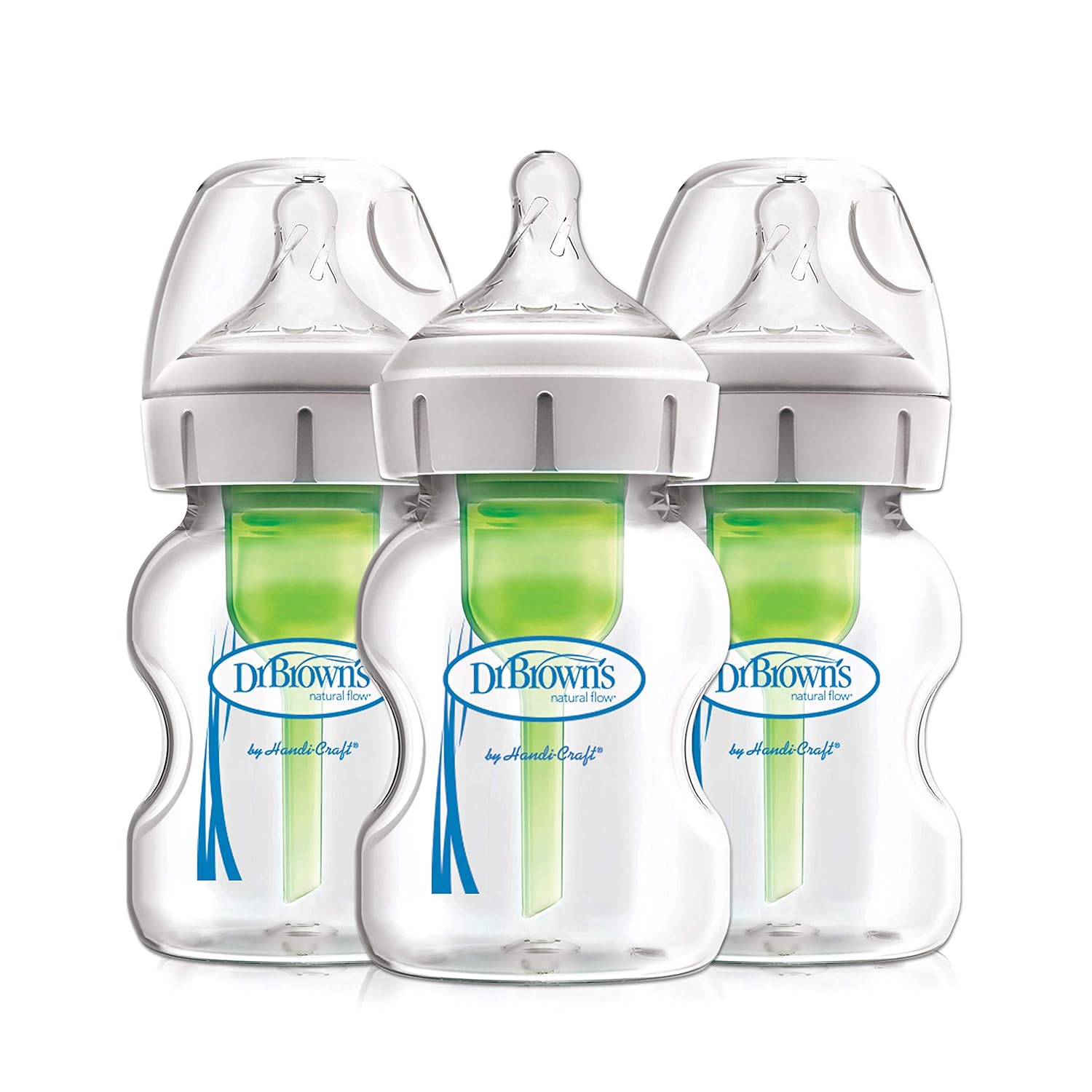 Dr. Brown's Natural Flow Anti-Colic Options+ Wide-Neck Glass Baby Bottles, best glass baby bottles