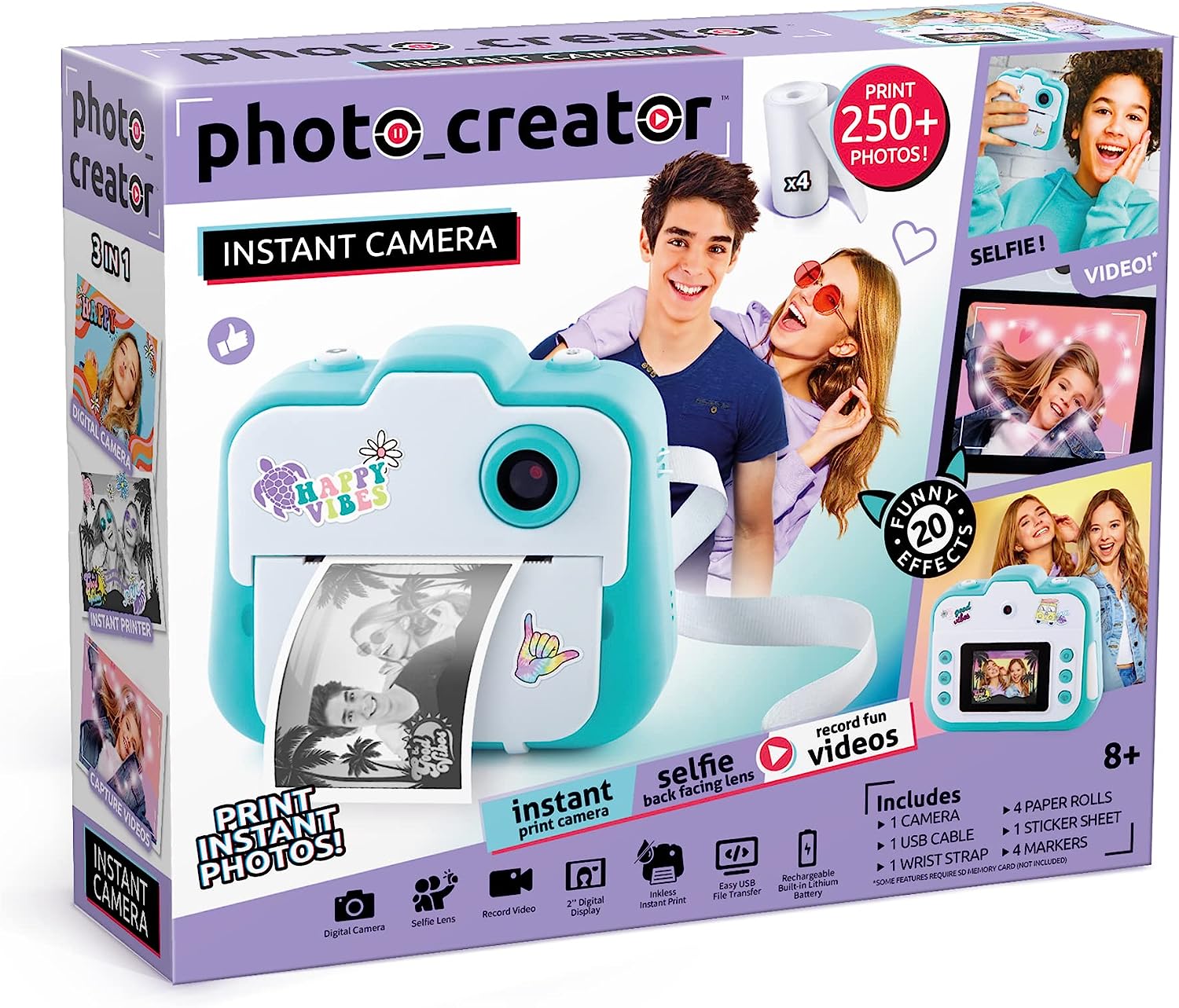 Canal Toys Photo Creator Instant Print Camera, Best Gifts For 8-Year-Old Boys 