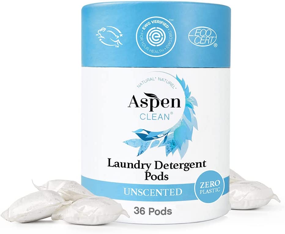 aspenclean laundry pods, best laundry detergents for kids and families
