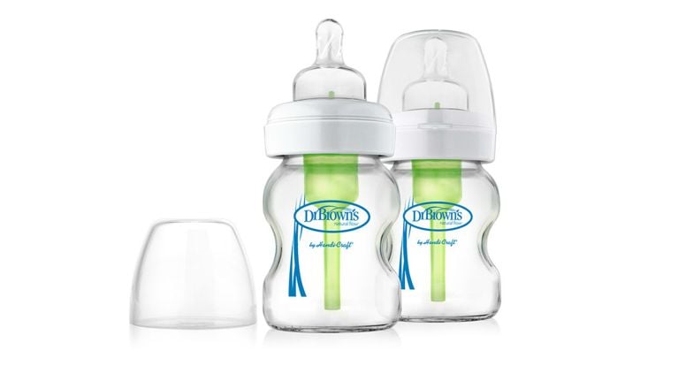 Dr. Brown's Natural Flow Options Glass Wide-Neck Bottle