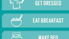 Handy printable morning routine checklist