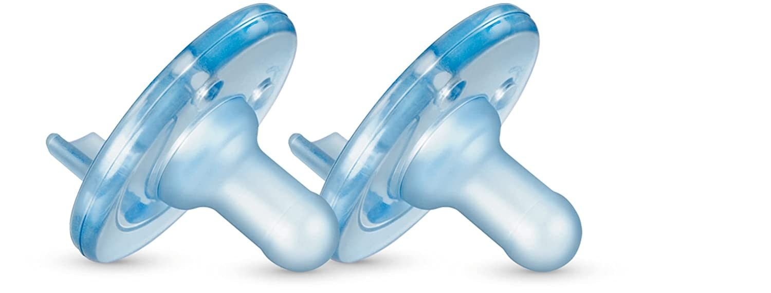 best pacifiers for newborns (Philips AVENT Soothie Pacifier, Blue, 0-3 Months, 4 Pack, SCF190/43)