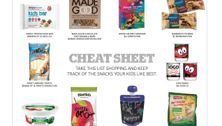 Print this! Healthy store-bought snacks shopping list