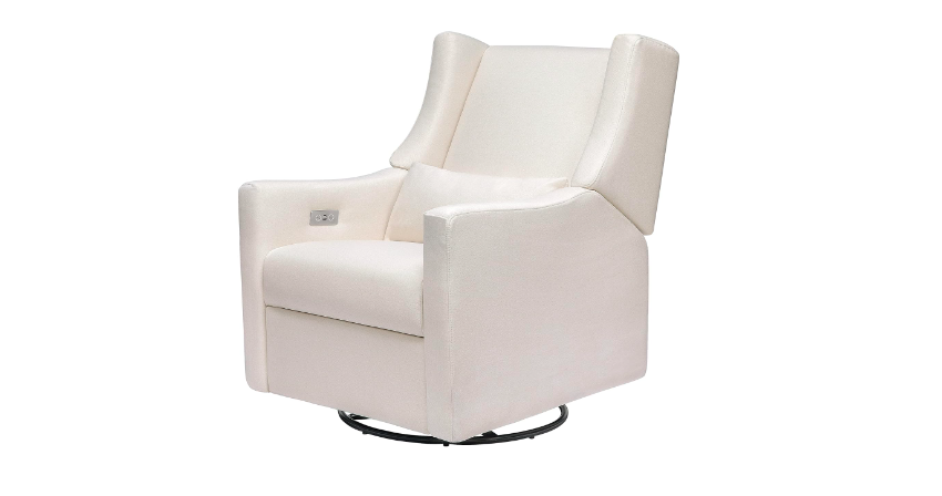 Babyletto Kiwi Electronic Power Recliner and Swivel Glider is one of the best luxury baby gifts 2024