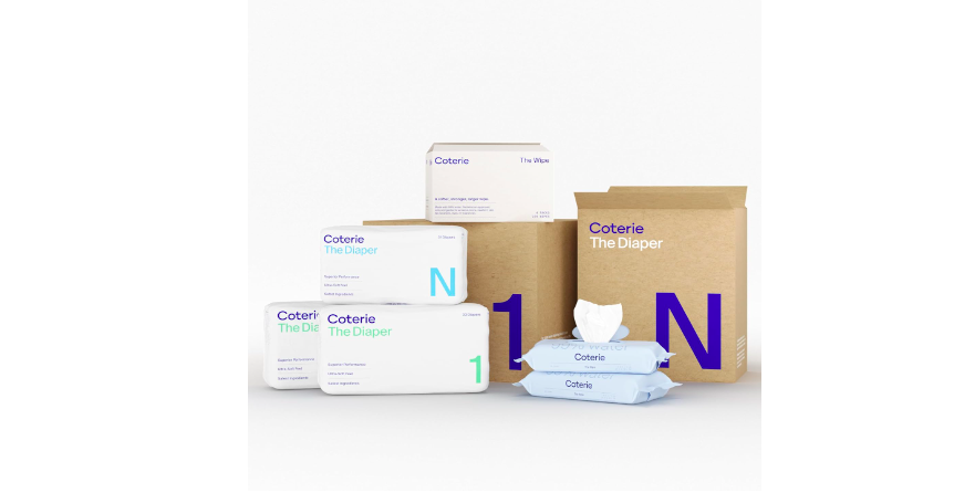 Coterie Newborn Diapers + Wipes Baby Kit is one of the best luxury baby gifts of 2024