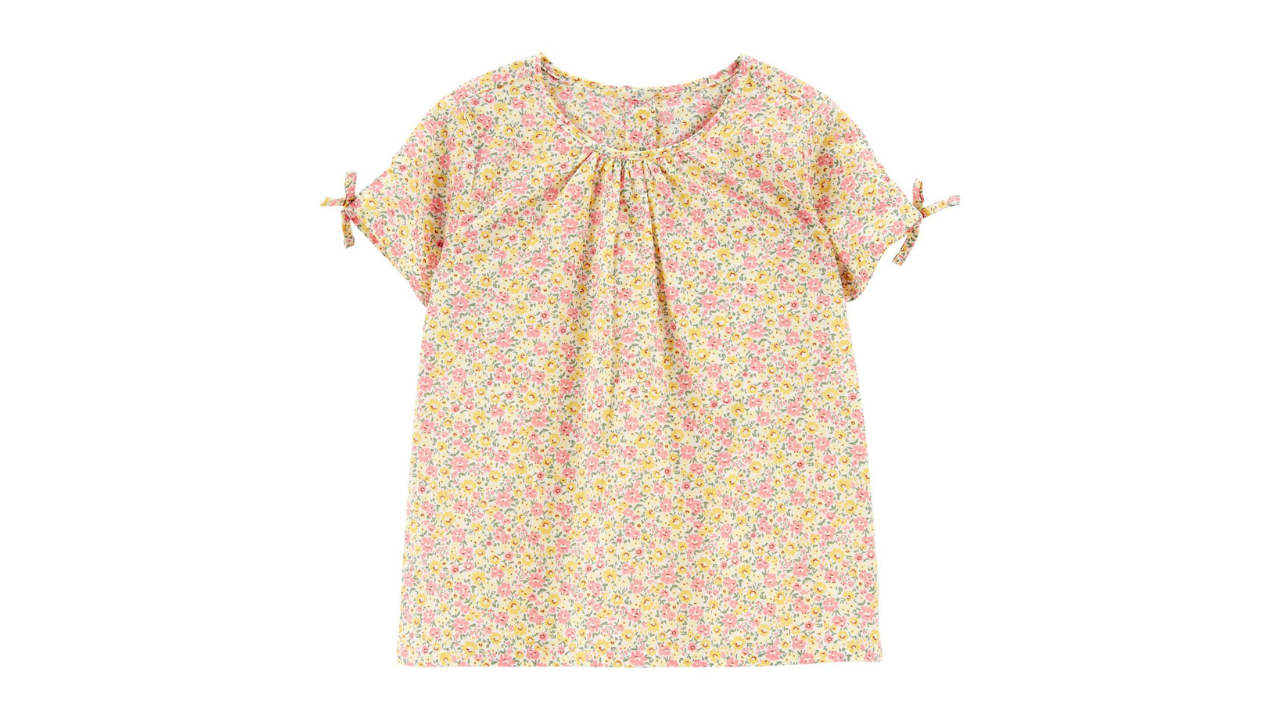 Toddler Daisy Print Peasant Top, carter's sale