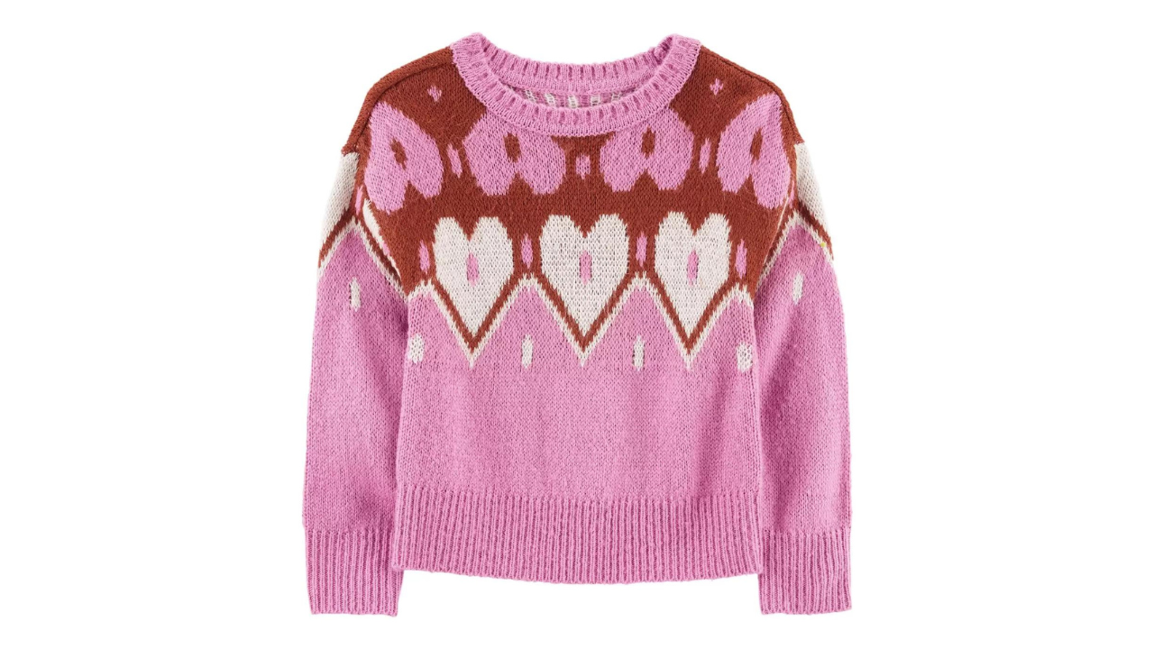 Baby Heart Mohair-Like Sweater, carter's sale