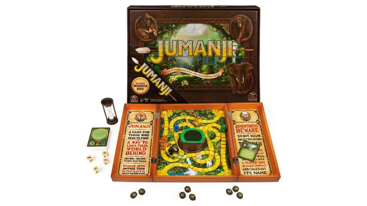jumanji wooden box game, best gifts for 9-year-old boys