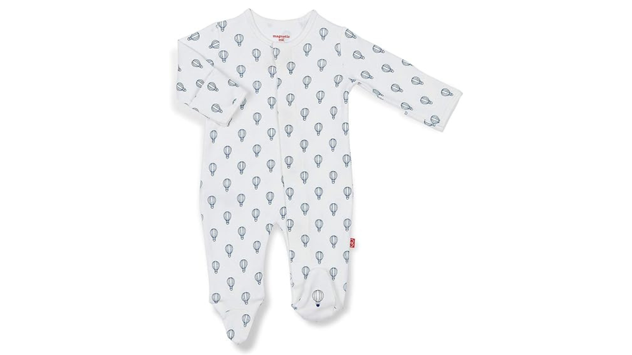 Magnetic Me Footie Pajamas are some of the best luxury baby gifts 2024