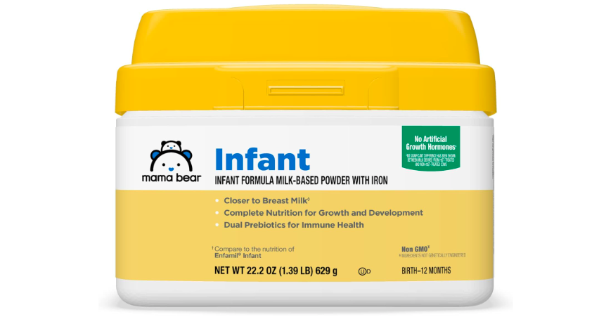mama bear instant formula powder, best formulas for breastfed babies