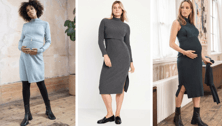 12 Maternity Sweater Dresses We Love Right Now