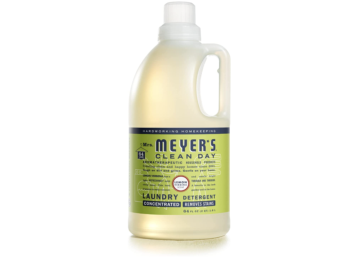 Mrs. Meyers Clean Day Lemon Verbena Laundry Soap, best laundry detergents for kids and families