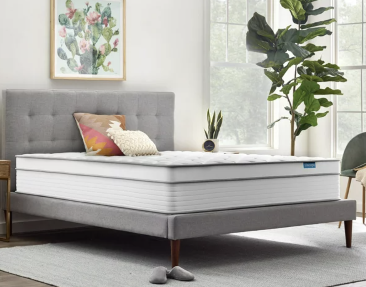 linenspa 12-inch hybrid mattress, best walmart twin mattress