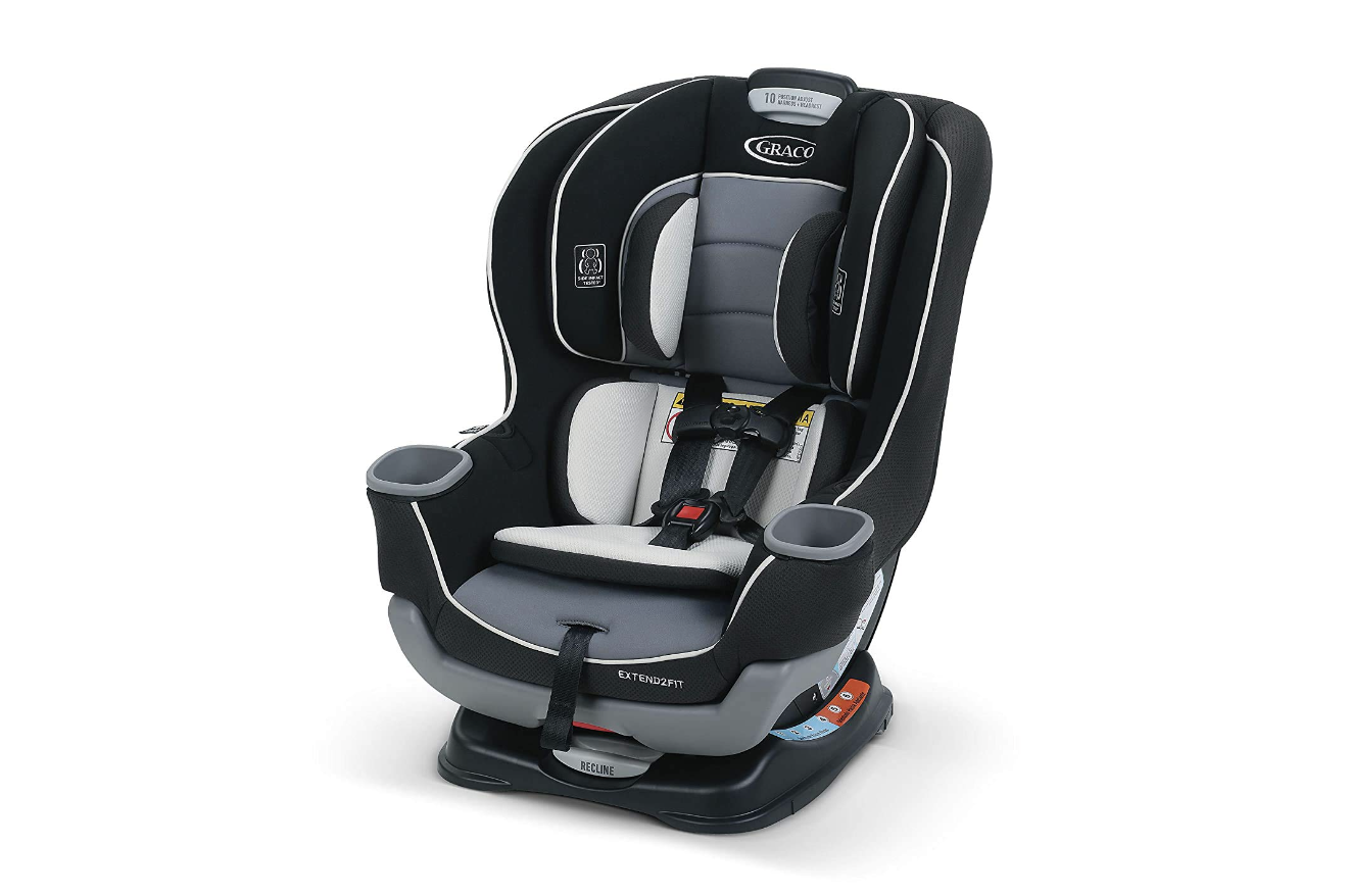 best toddler car seats, graco extend2fit car seat charcoal