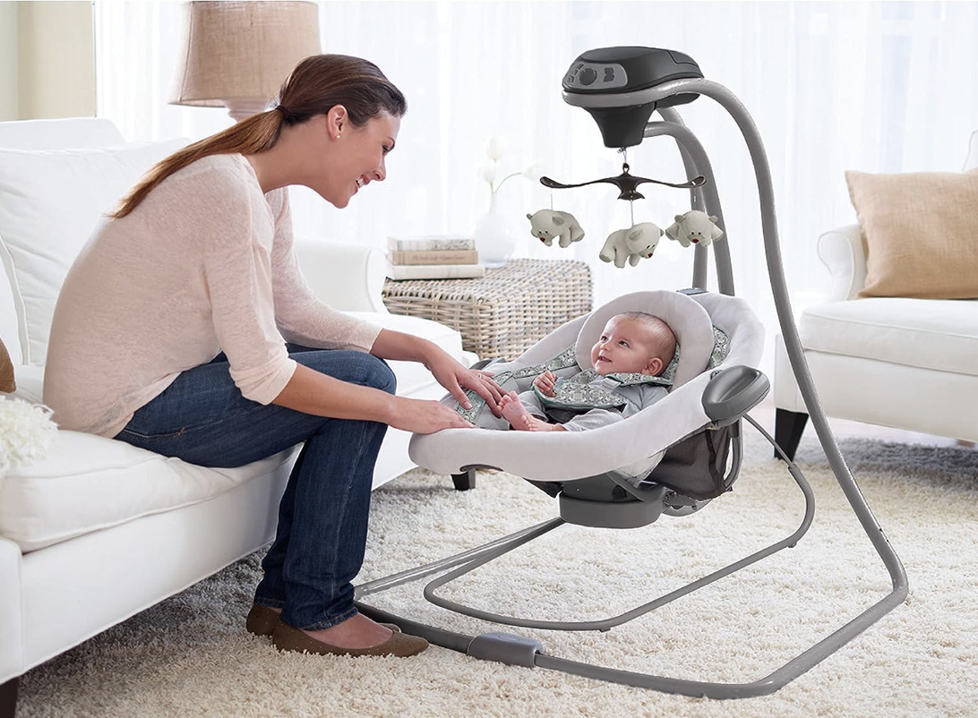 Graco DuetConnect LX bouncer, best baby swing