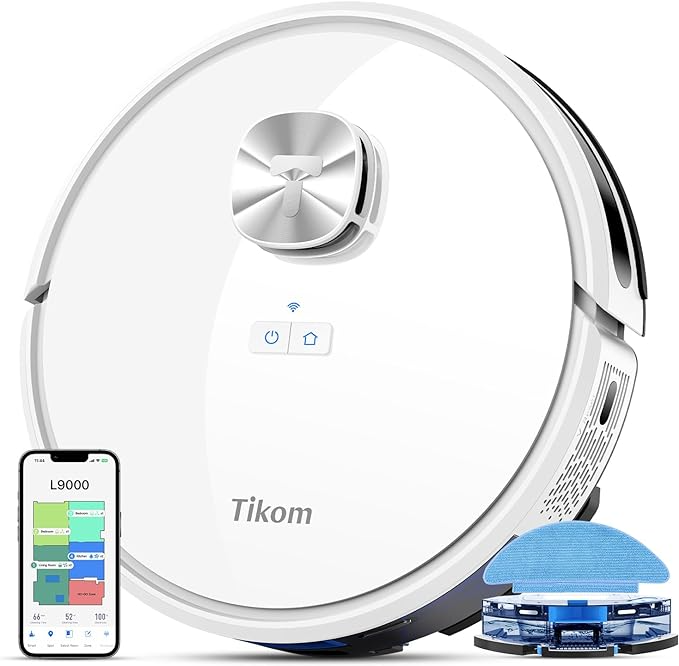 Tikom Robot Vacuum and Mop Combo is one of the best vacuums for tile floors