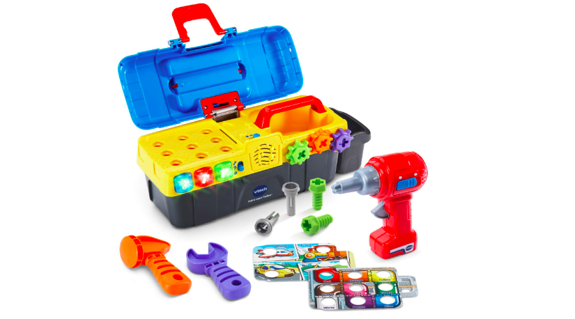 v-tech drill and learn toolbox, best toys for toddler boys
